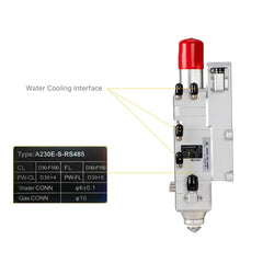 AU3TECH A230E-S Autofocus Fiber Laser Cutting Head
