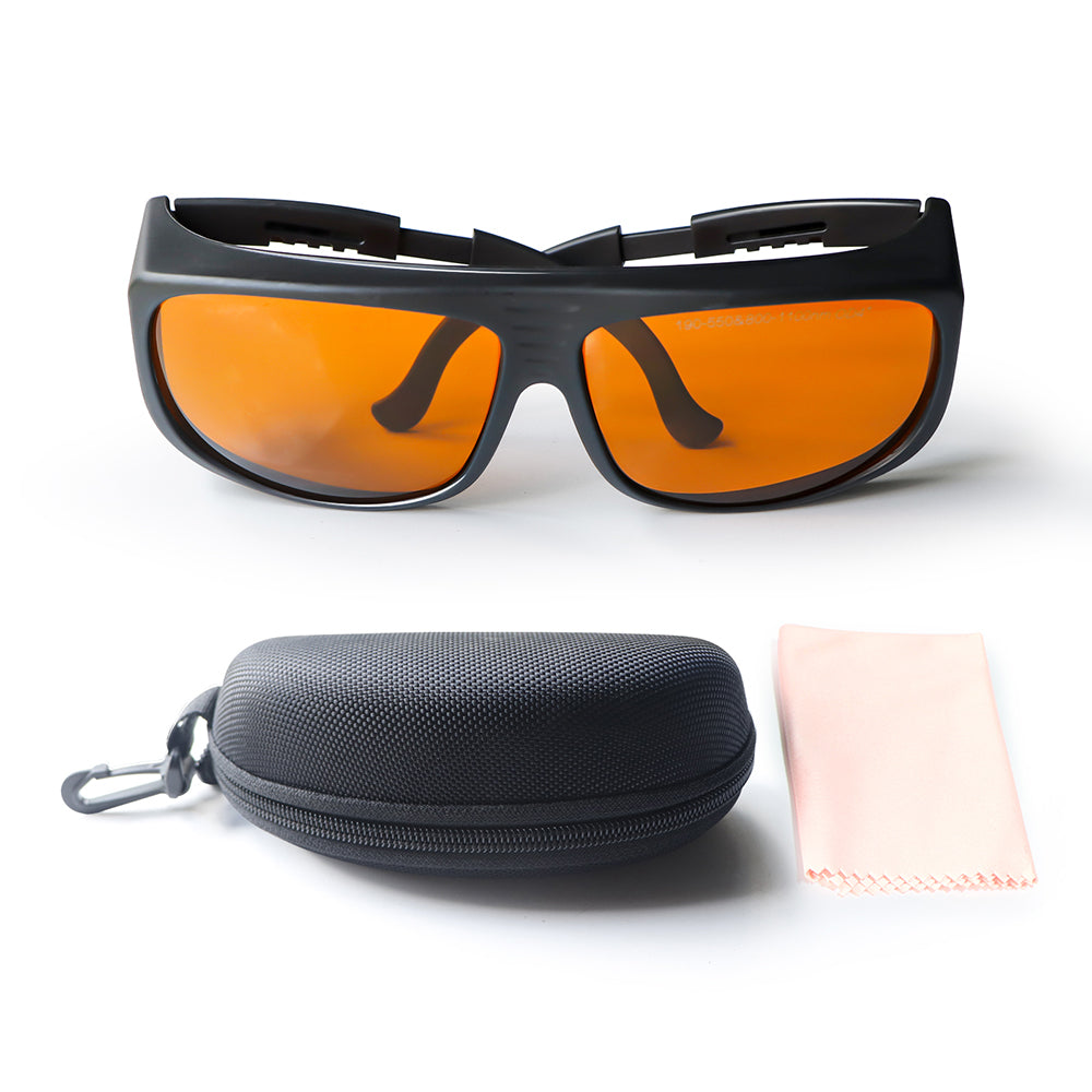 FREEMASCOT OD 8+ 190nm-450nm / 800nm-1100nm Wellenlänge Professionelle Laserschutzbrille für 405nm, 450nm, 980nm, 1064nm Laser (Frame Style 2) (Style 2 FREEMASCOT OD 8+ 190nm-450nm / 800nm-1100nm Wellenlänge Professionelle Laserschutzbrille für 405nm, 450nm, 980nm, 1064nm Laser (Frame Style 2) (Style 2