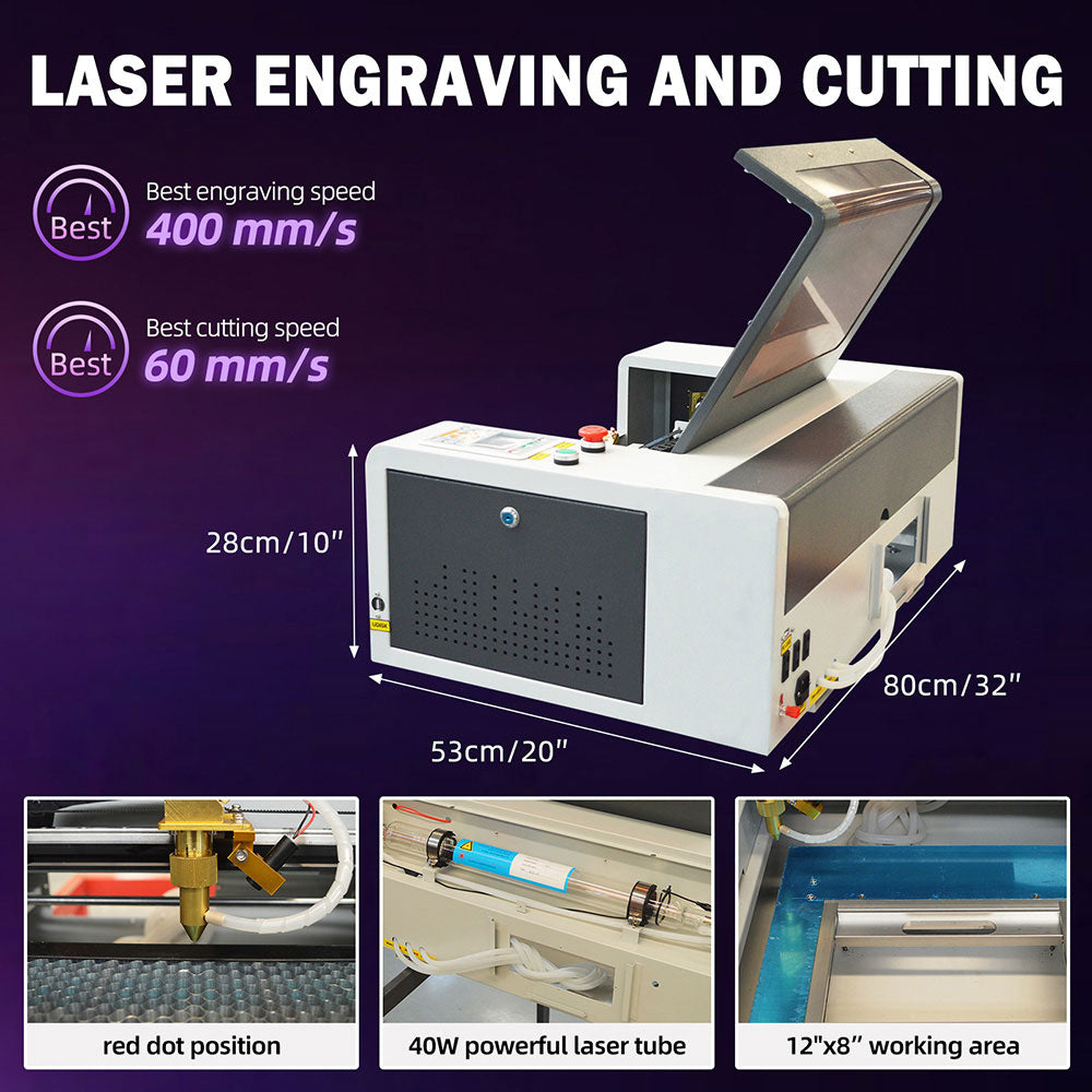 3020 CO2 Laser Cutter High Precision Engraving & Cutting