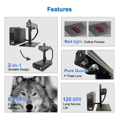 Portable laser marking machine for medical device marking