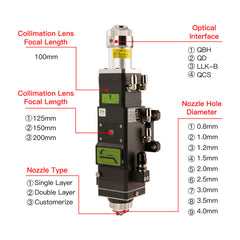 Raytools BT240S Fiber Laser Cutting Head