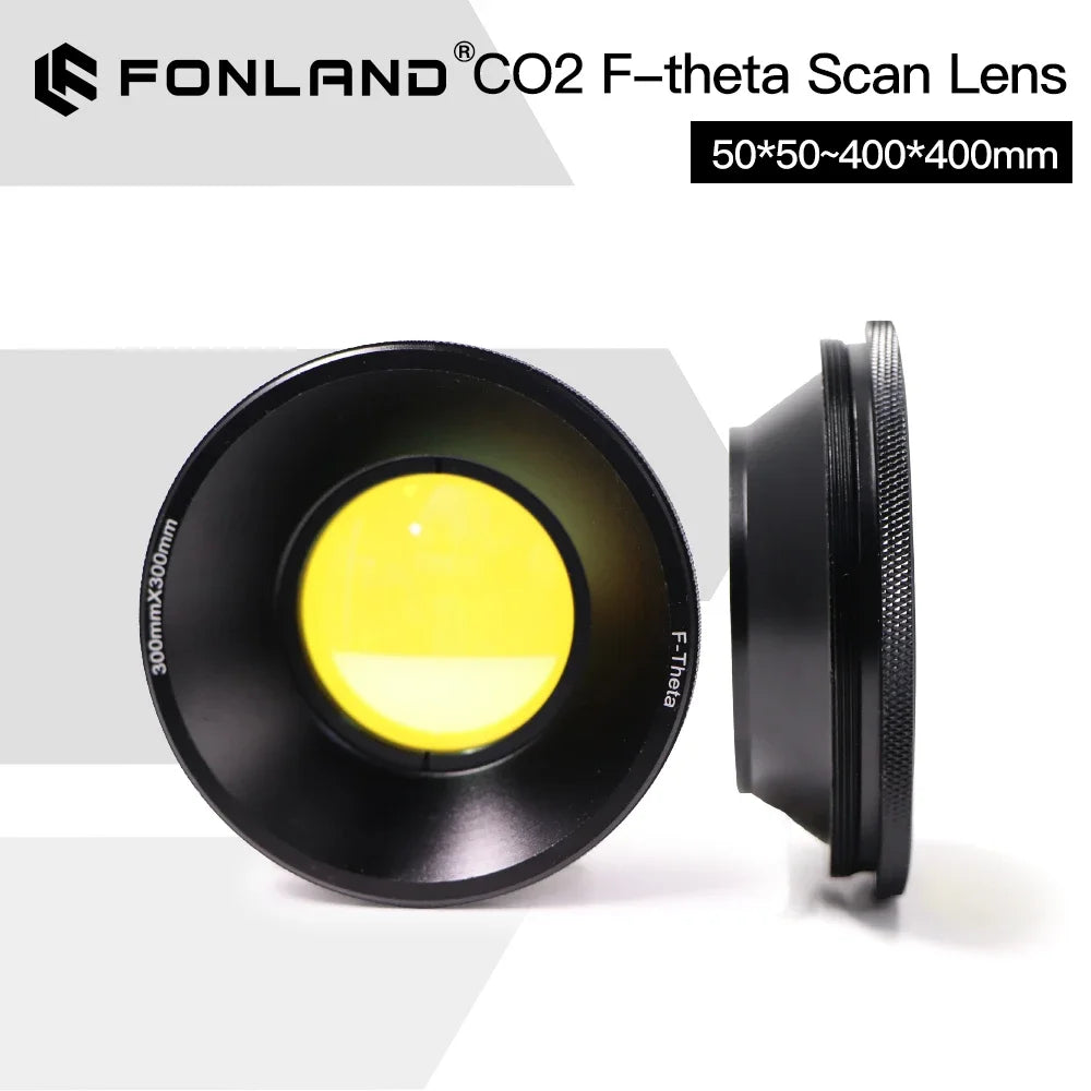 CO2 F-theta Scan Lens Field Lens 10.6um 10600nm 50x50 - 600x600 FL75-541mm for YAG Optical CO2 Laser Marking Machine Parts