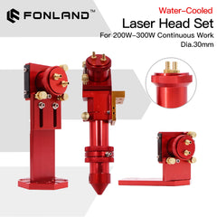 Co2 Laser Head Set with Water Cooling Focus Lens Dia.25 Focus Length 50.8/63.5/76.2/101.6mm Integrative Mount Holder 150-300W