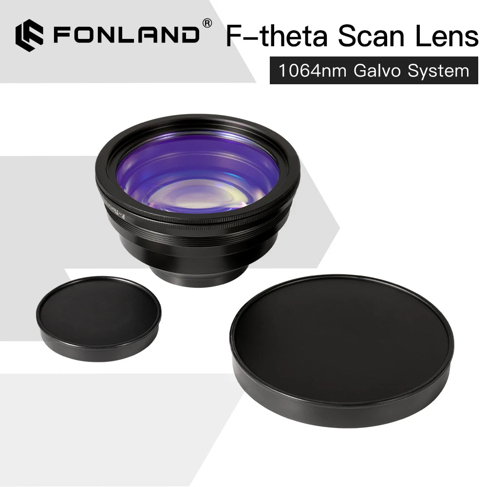 F-theta Scan Lens Field Lens 1064nm 50x50 - 300x300mm F63-420mm for 1064nm YAG Optical Fiber Laser Marking Machine Parts