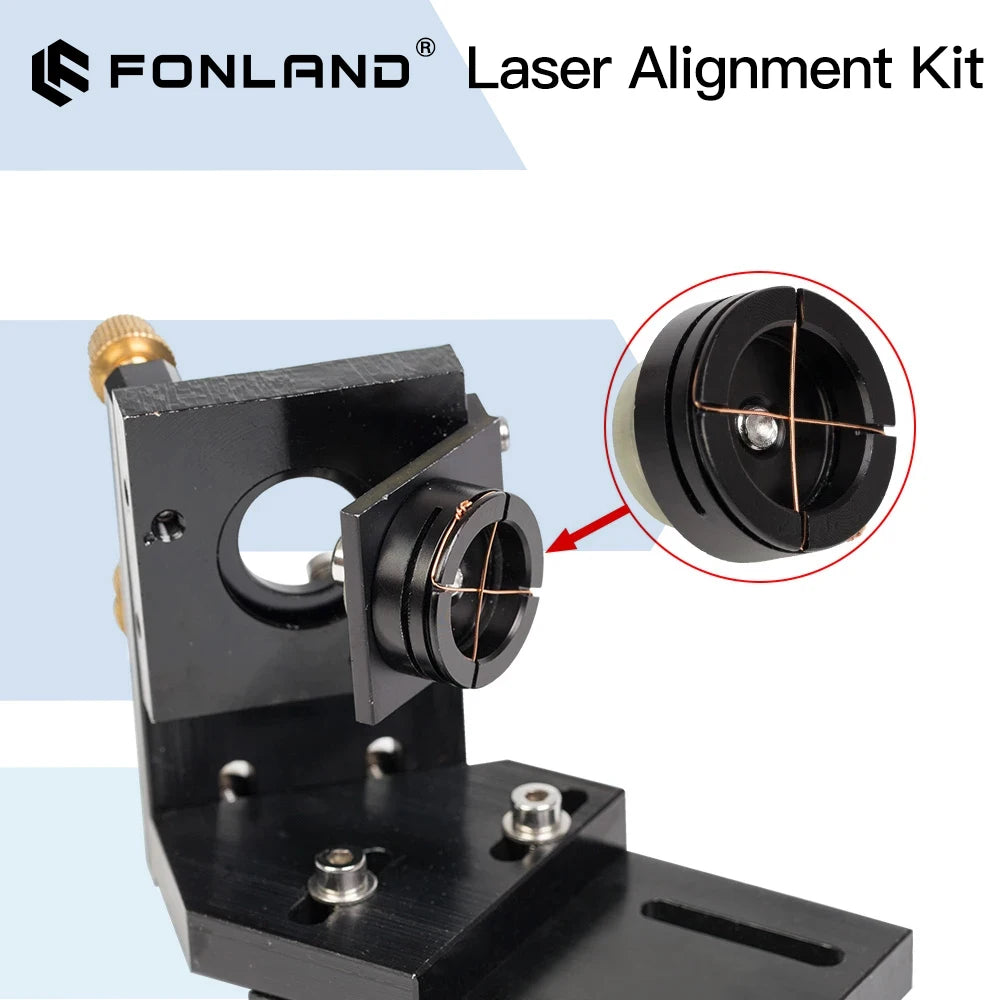 FONLAND Adjust Collimate Laser light Regulator Alignment Kit Laser Path Calibrating Device For CO2 Laser Cutting Machine