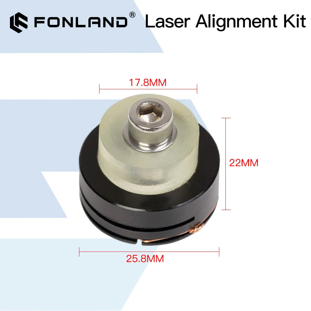 FONLAND Adjust Collimate Laser light Regulator Alignment Kit Laser Path Calibrating Device For CO2 Laser Cutting Machine