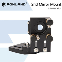 FONLAND CO2 Black Second Laser Mount Mirror 25mm Mirror Mount Integrative Mount For Lase Engraving Machine