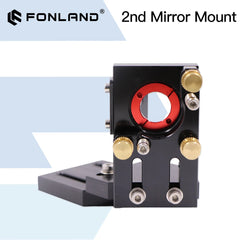 FONLAND CO2 Black Second Laser Mount Mirror 25mm Mirror Mount Integrative Mount For Lase Engraving Machine