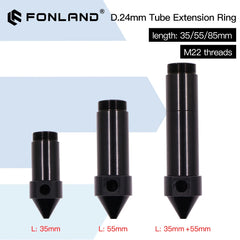 FONLAND CO2 Extension Tube Extension Ring Suit Laser head O.D.24mm Lens Tube for CO2 Laser Cutting & engraving Machine