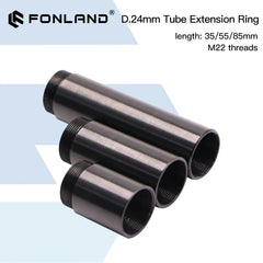 FONLAND CO2 Extension Tube Extension Ring Suit Laser head O.D.24mm Lens Tube for CO2 Laser Cutting & engraving Machine