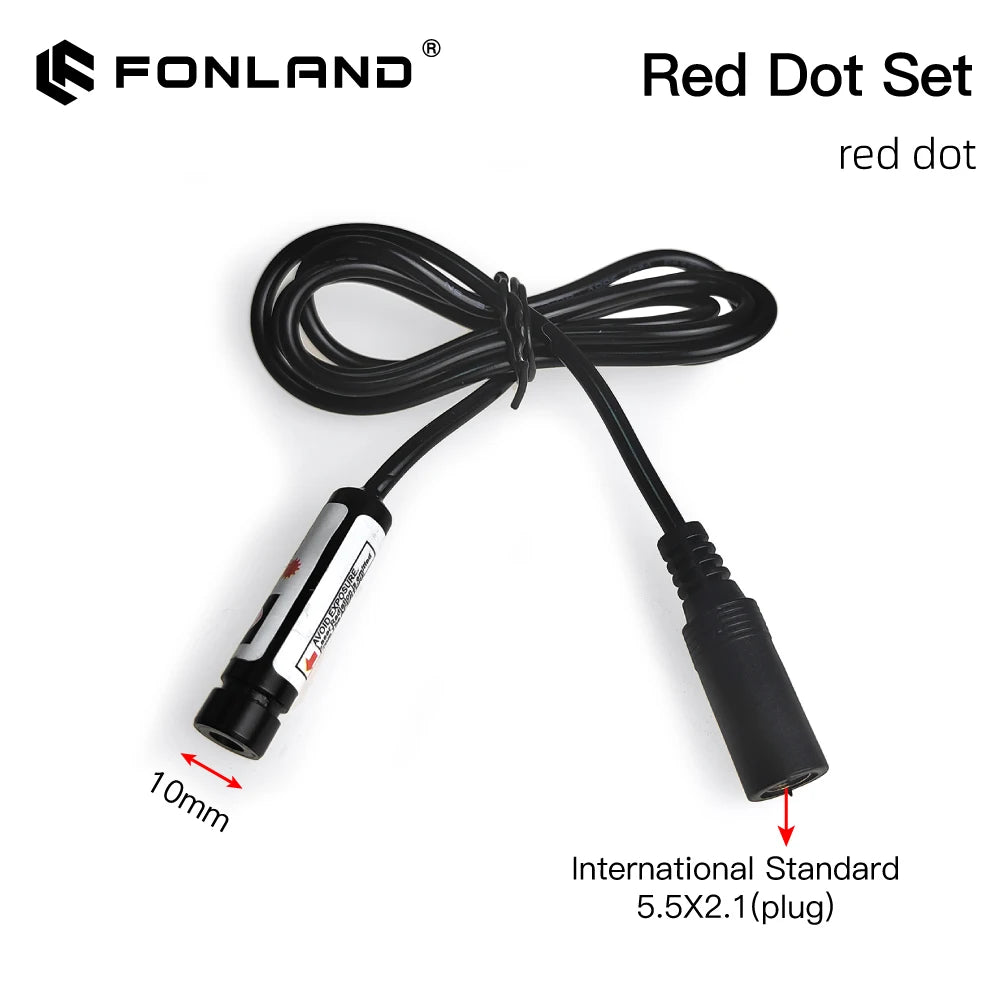 FONLAND Diode Module Red Dot Device Positioning DC 5V for DIY Co2 Laser Engraving Cutting Head