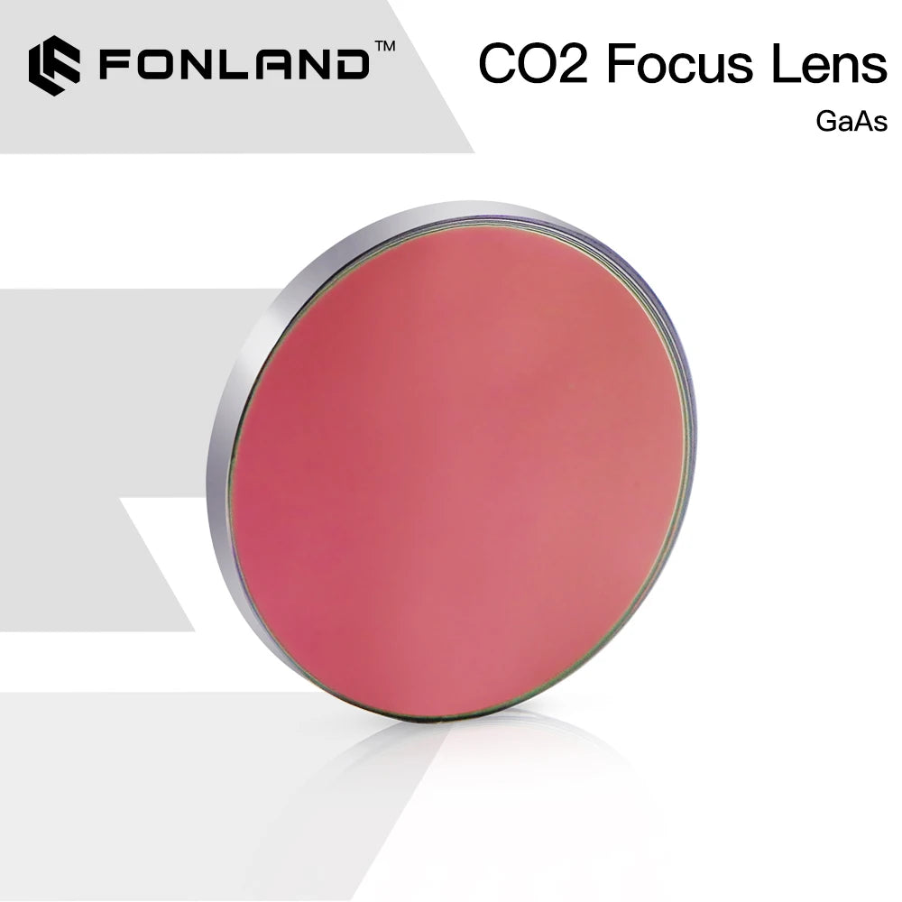 FONLAND GaAs Focus Lens Dia.18 19.05 20 25mm FL 38.1 50.8 63.5 76.2 101.6mm 1.5-4" for CO2 Laser Engraving Cutting Machine