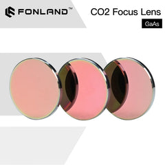 FONLAND GaAs Focus Lens Dia.18 19.05 20 25mm FL 38.1 50.8 63.5 76.2 101.6mm 1.5-4" for CO2 Laser Engraving Cutting Machine