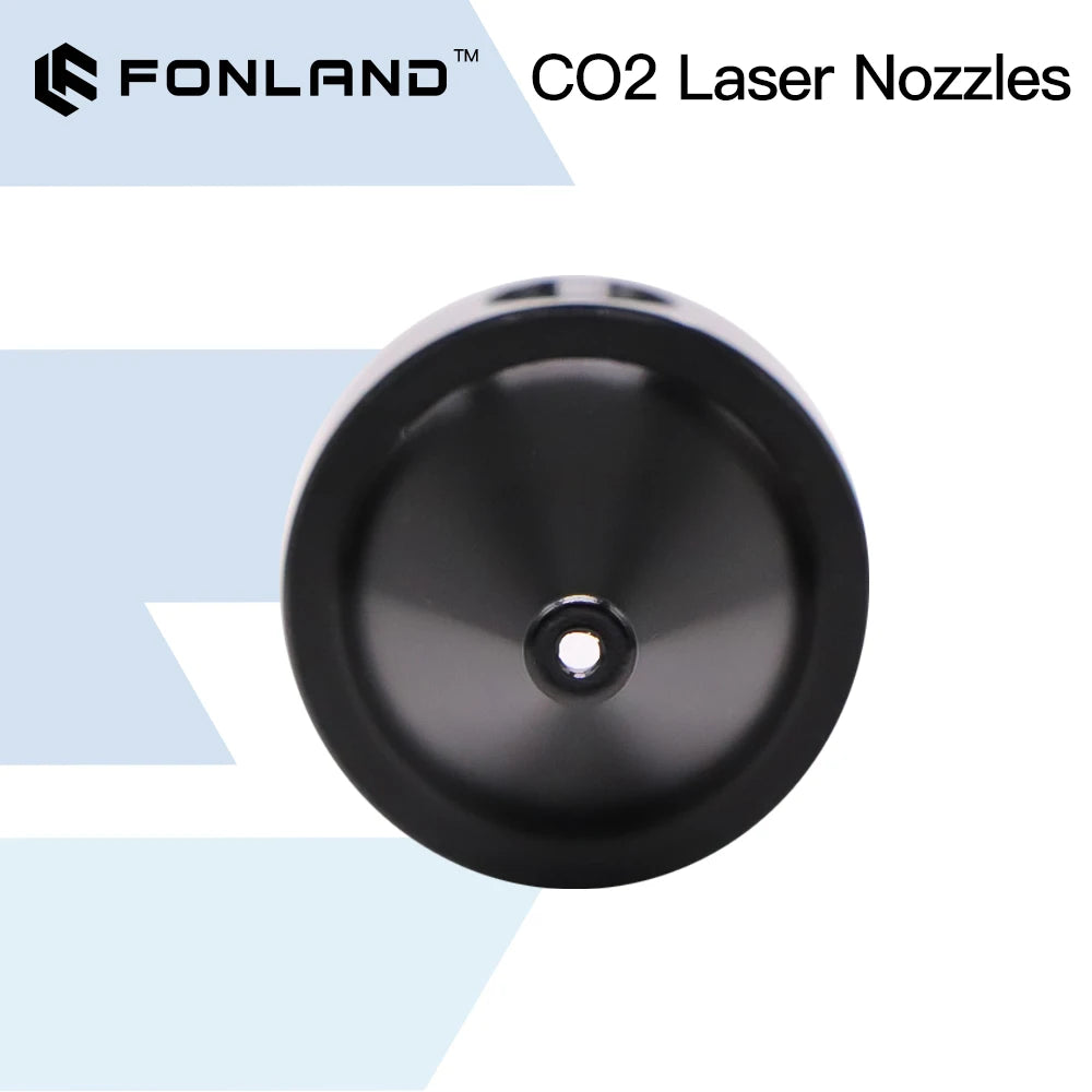 FONLAND Laser Head Nozzle Parts with Air Hole Diameter 18mm FL38.1mm for For CO2 Laser Cutting Machine M22