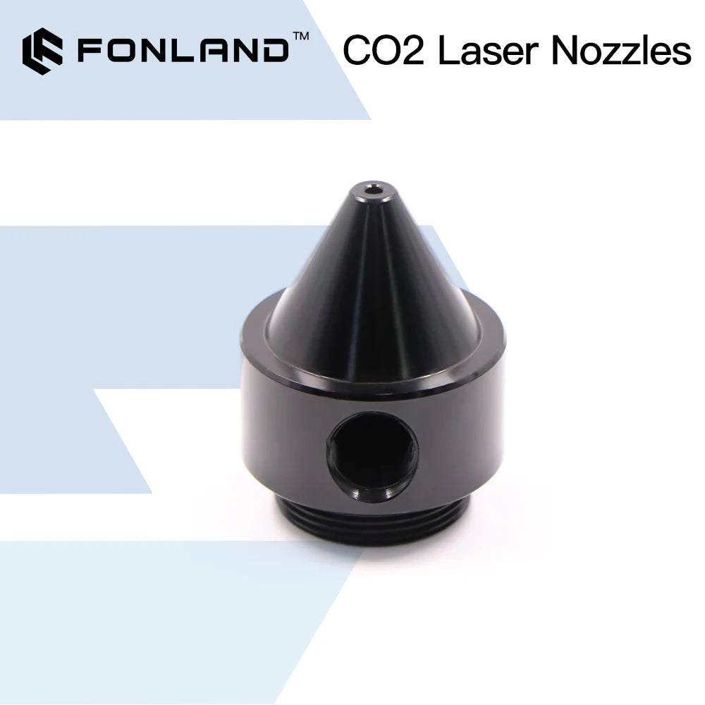 FONLAND Laser Head Nozzle Parts with Air Hole Diameter 18mm FL38.1mm for For CO2 Laser Cutting Machine M22