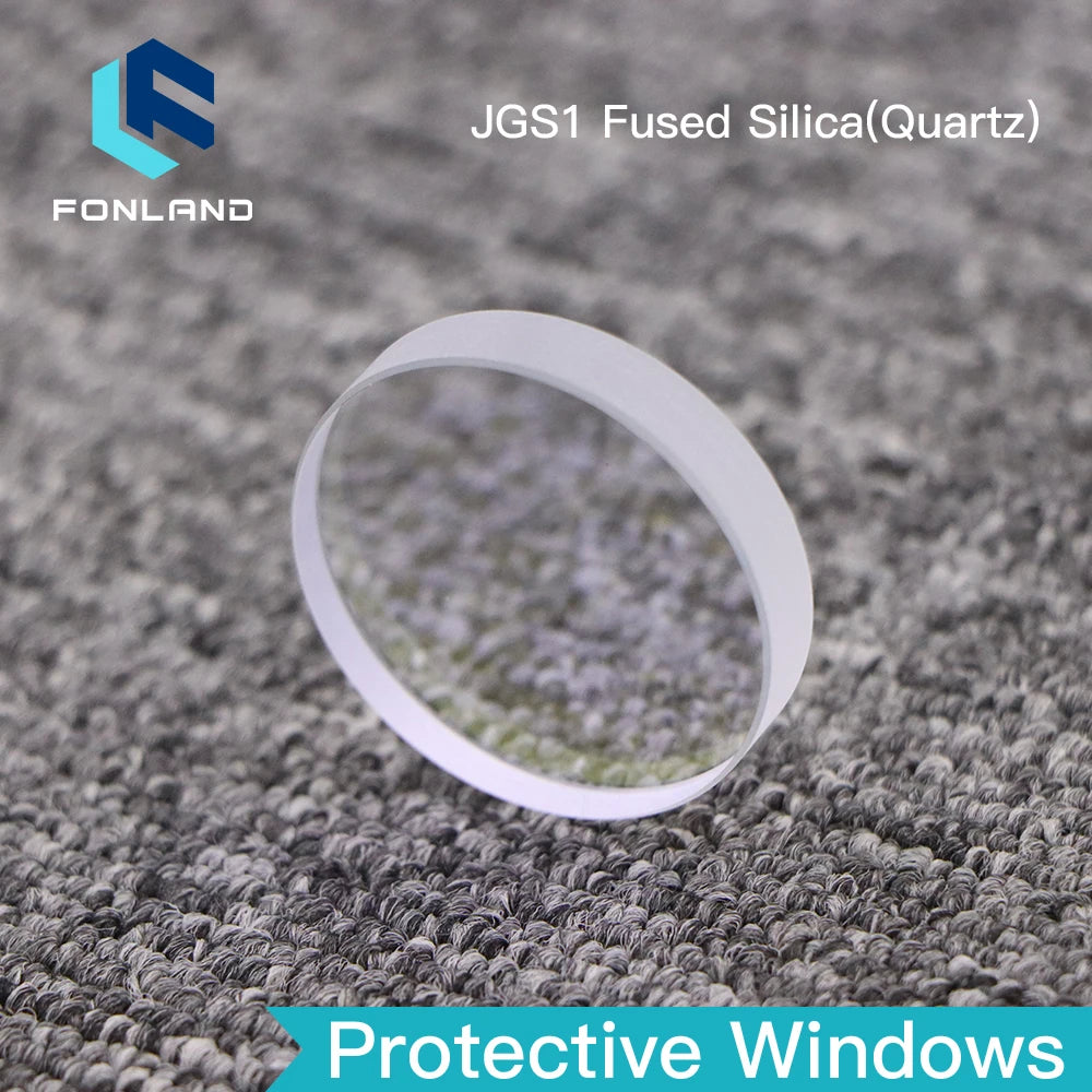 FONLAND Laser Protective Windows Diameter 36mm -39mm Quartz Fused Silica for Fiber Laser Machine 1064nm Precitec Raytools WSX