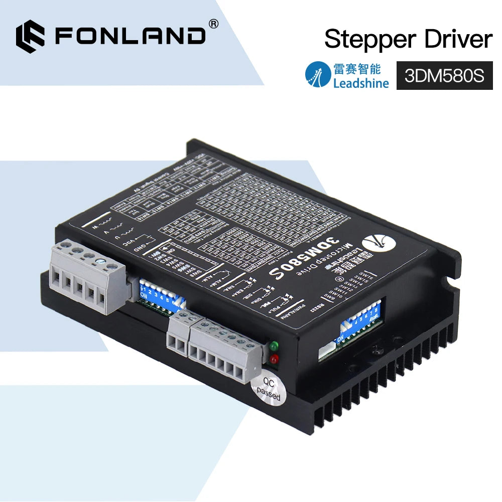 FONLAND Leadshine 3 Phase 3DM580S Stepper Motor Driver 18-50VDC 1.0-8.0A