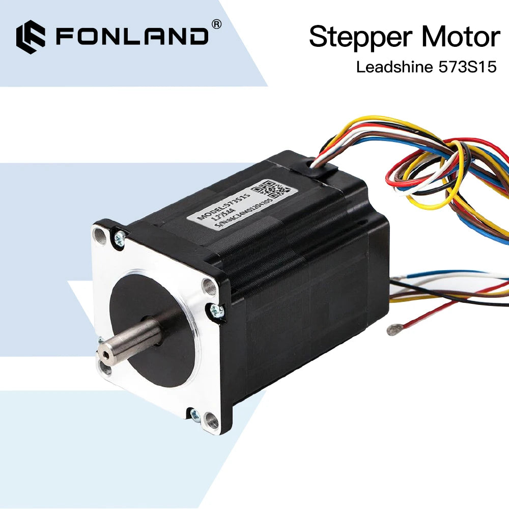 FONLAND Leadshine Nema23 Stepper Motor 57mm 3 Phase 5.2A 150Ncm Stepper Motor（573S15）6-lead for 3D printer CNC XYZ