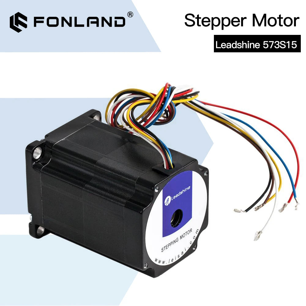 FONLAND Leadshine Nema23 Stepper Motor 57mm 3 Phase 5.2A 150Ncm Stepper Motor（573S15）6-lead for 3D printer CNC XYZ