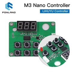 FONLAND M3 Nano M3 Pro Laser Controller Mother Main Board + Control Panel + Dongle B System 3020 3040 K40