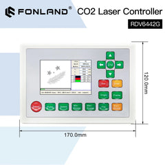 FONLAND RuiDa RDV6442G CCD CO2 Small Vision Laser Cutting & Engraving Control System Cutting Engraver Machines Support LightBurn