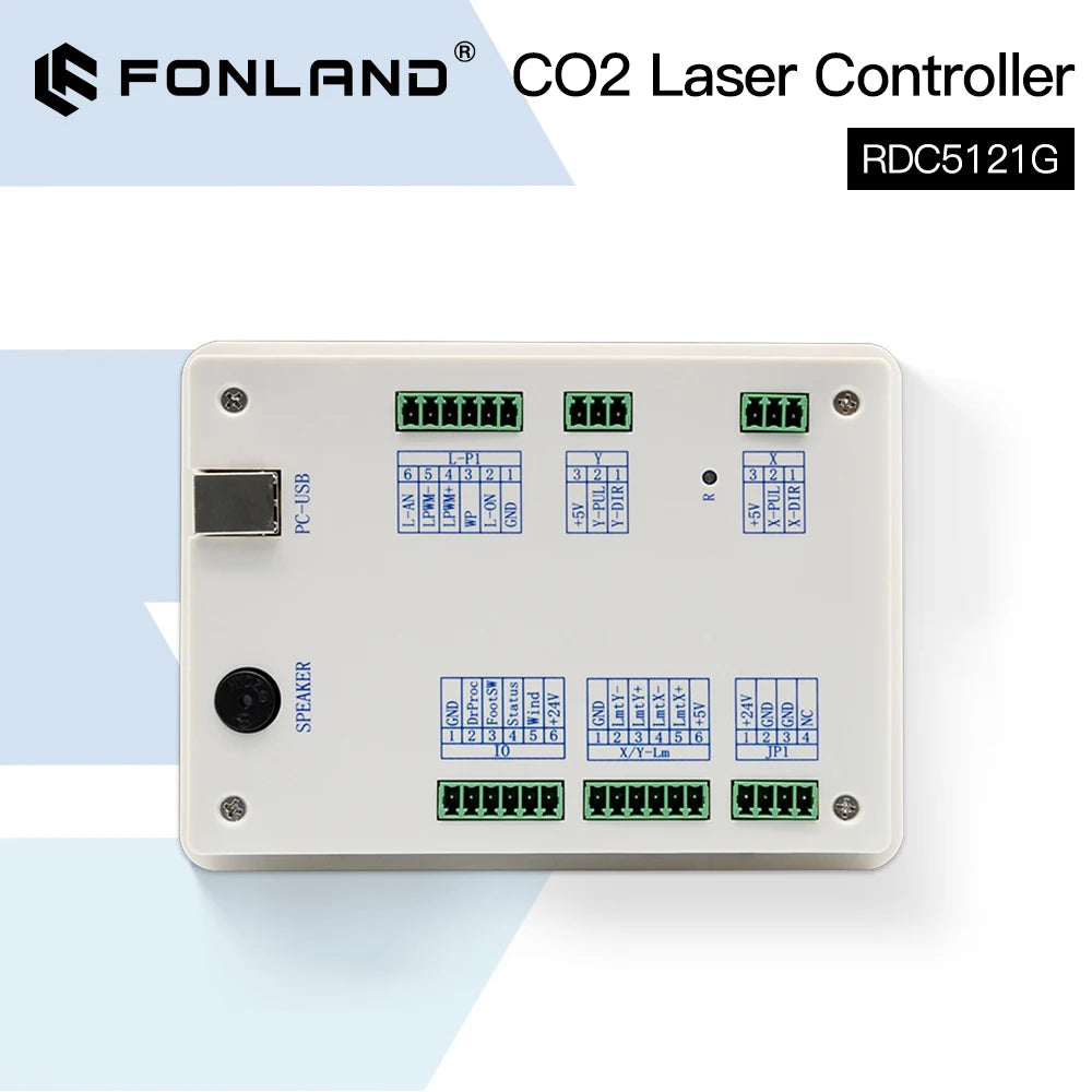 FONLAND Ruida CO2 Laser Controller Panels Card System RDC5121G for CO2 Laser Engraving Cutting Machine Replace Trocen Leetro