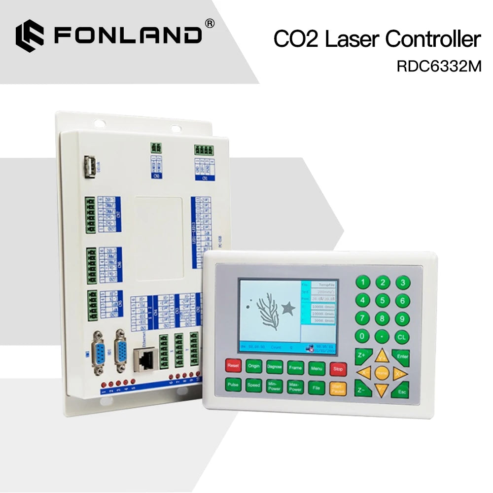 FONLAND Ruida RDC 6332M Co2 Laser DSP Controller for Laser Engraving and Cutting Machine RDC DSP 6332M