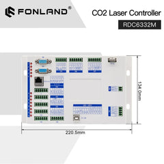 FONLAND Ruida RDC 6332M Co2 Laser DSP Controller for Laser Engraving and Cutting Machine RDC DSP 6332M