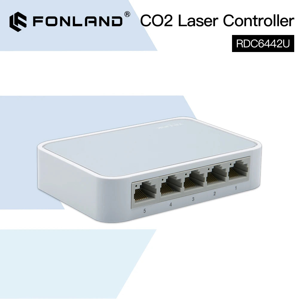 FONLAND Ruida RDC6442U CO2 Double-head Asynchronous Co2 Laser Cutting System For Co2 Laser Cutting Machine