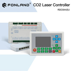 FONLAND Ruida RDC6442U CO2 Double-head Asynchronous Co2 Laser Cutting System For Co2 Laser Cutting Machine