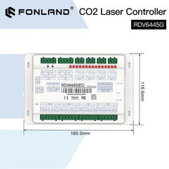 FONLAND Ruida RDV6445G Small Vision Laser Cutting & Engraving Control System Cutting For Engraver Machine Support LightBurn