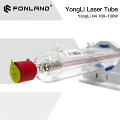 FONLAND Yongli H4 100-130W CO2 Laser Tube H Series Dia.60mm Wooden Box Packing for Laser Engraving Cutting Machine