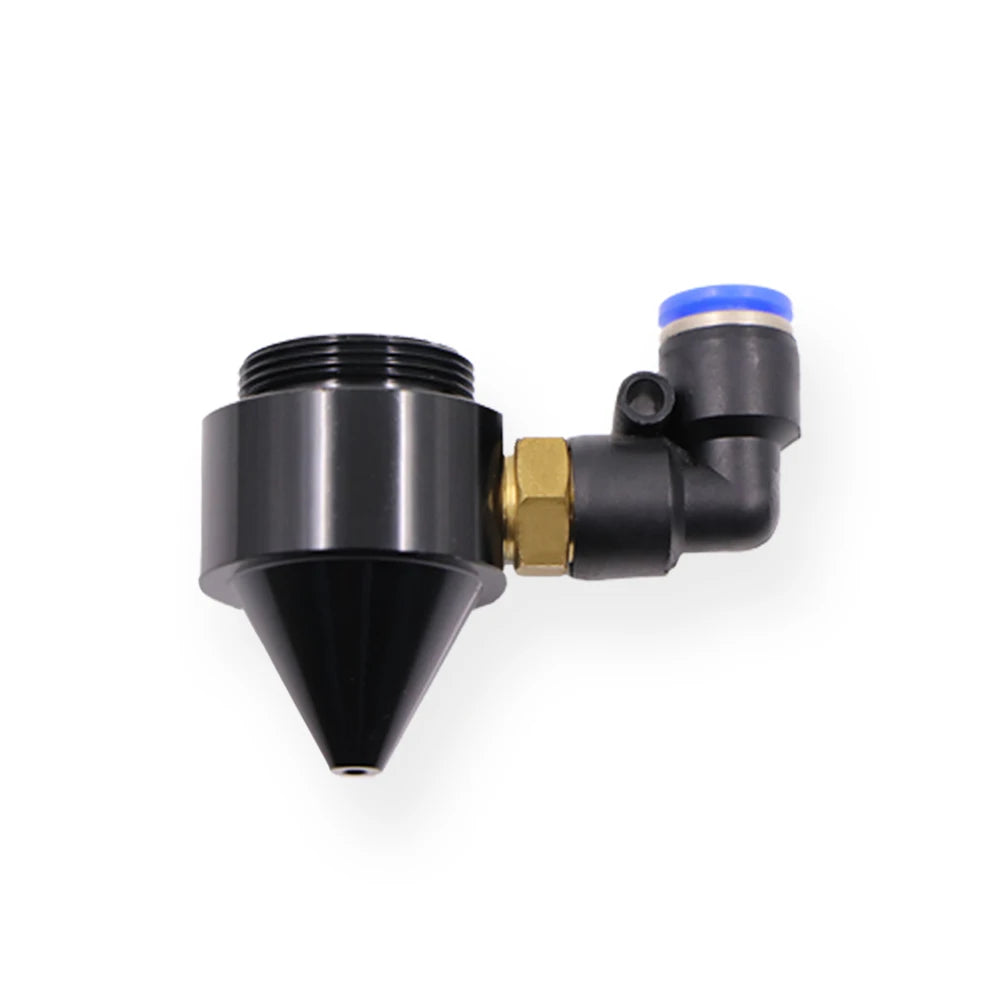 Fonland Air Nozzle for Dia.18/20mm FL38.1mm Lens CO2 Short Nozzle A with Fitting M5 for Laser Head at CO2 Laser Cutting Machine