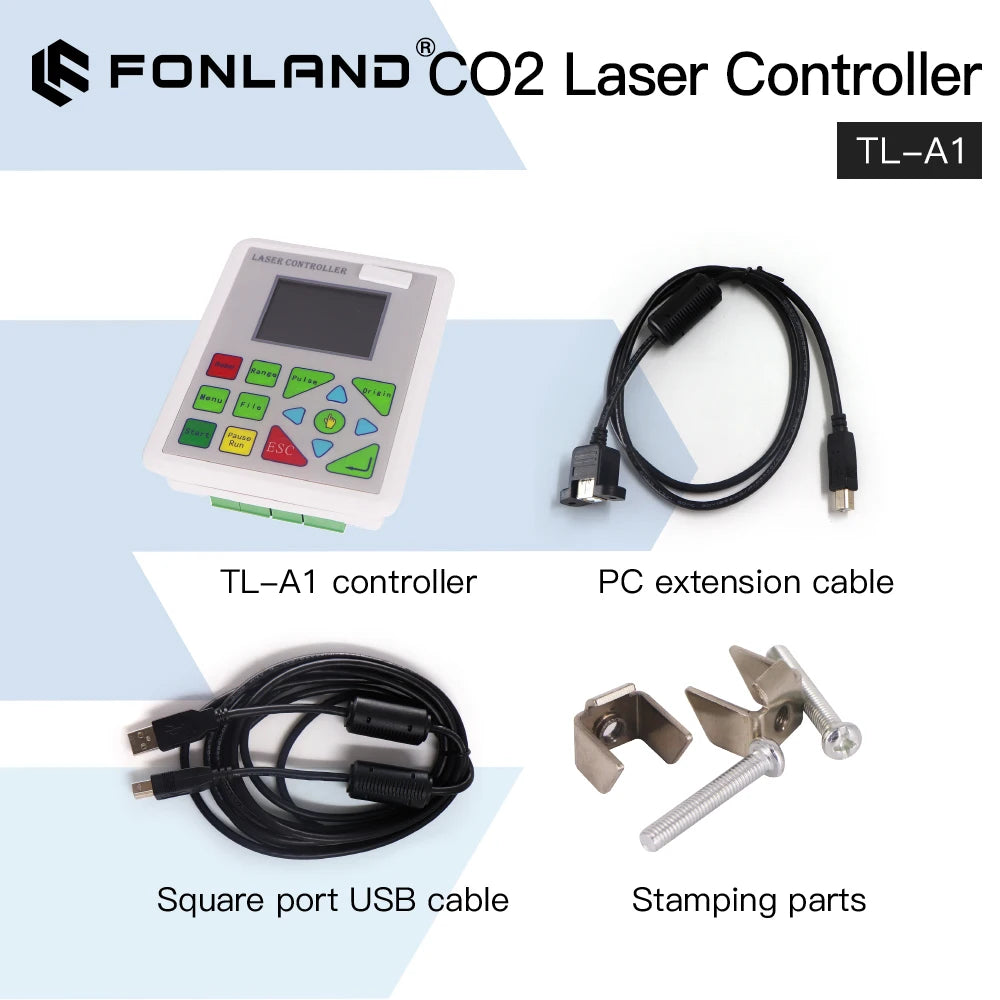 Fonland Co2 Laser Controller System for Co2 Laser Engraving Cutting Machine K40 Laser 3020 6040 Replace Ruida Leetro Trocen