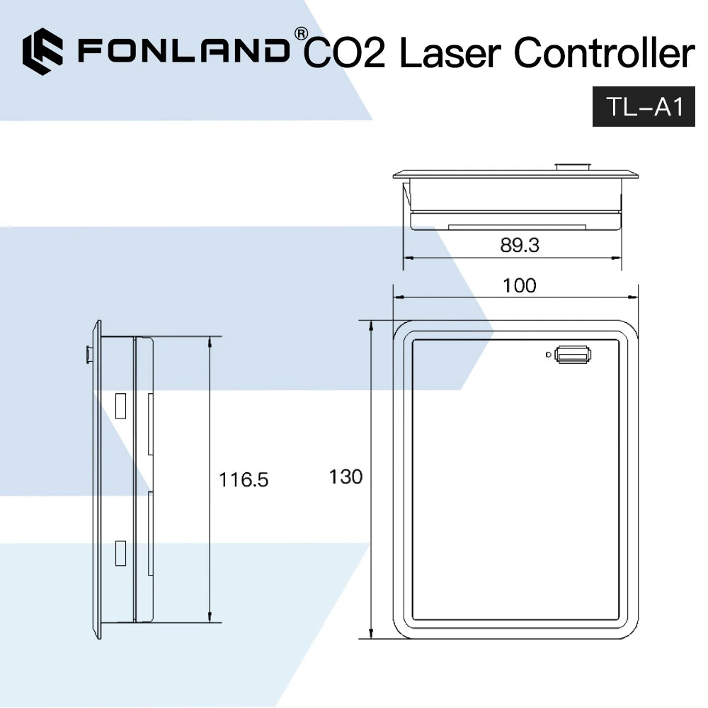 Fonland Co2 Laser Controller System for Co2 Laser Engraving Cutting Machine K40 Laser 3020 6040 Replace Ruida Leetro Trocen