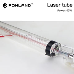 Fonland Co2 Laser Tube 40W Length 700MM Glass Laser Lamp for Co2 Laser Engraving Cutting Machine K40 Series Damage Warranty