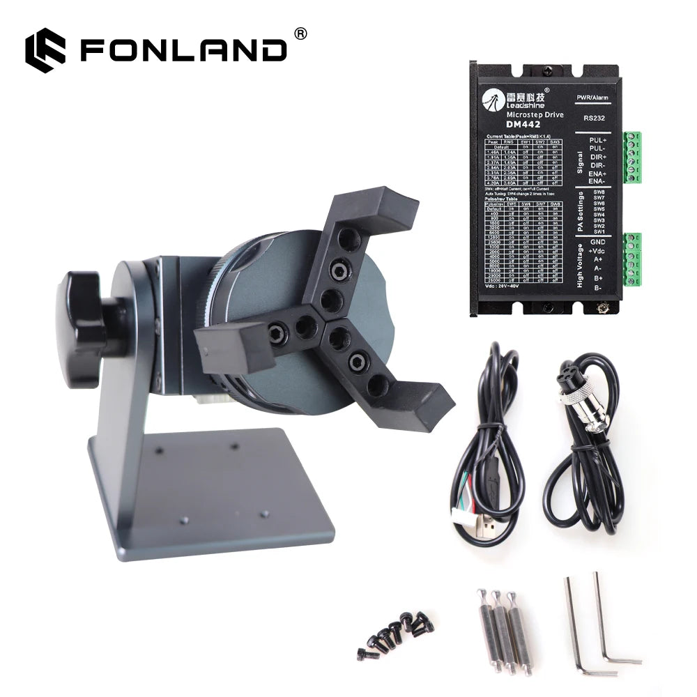 Laser Rotary For Laser Engraver Marking Machine