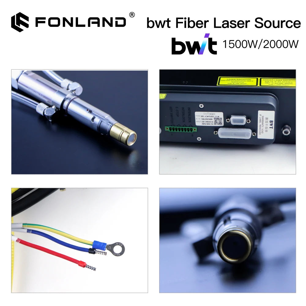 Fiber Cutting Welding Cleaning Laser Source BFL-CW1500 BFL-CW1000 BFL-CW2000 Single Module BWT Fiber Laser Power