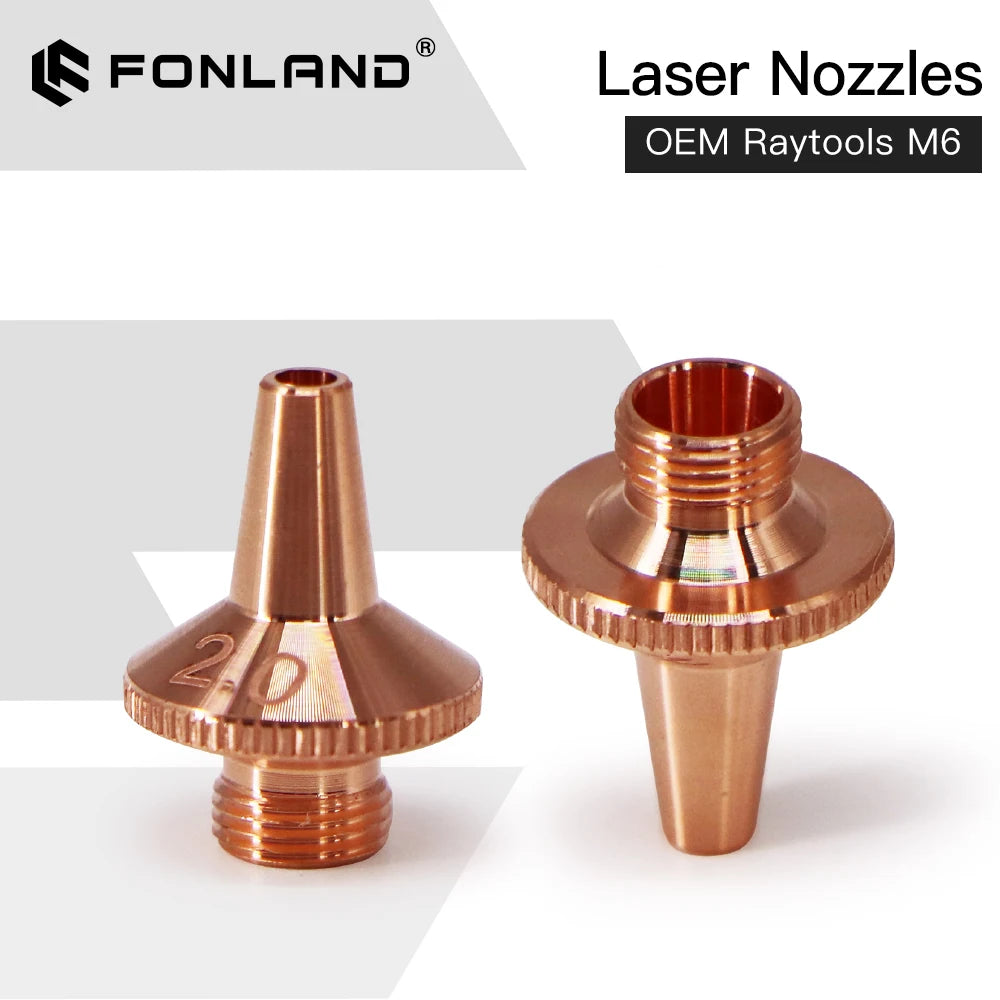 Fonland Fiber Laser Nozzle Diameter 11.5mm Height 15.5mm Thread M6 For Preictec 3D Fiber Laser Machine Head OEM Replacement