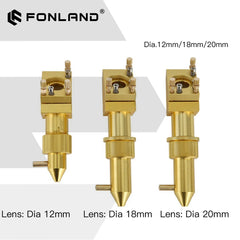 Fonland K Series CO2 Laser Head Set D12 18 20 FL50.8mm Lens for 2030 4060 K40 Laser Engraving Cutting Machine Fast Shipping