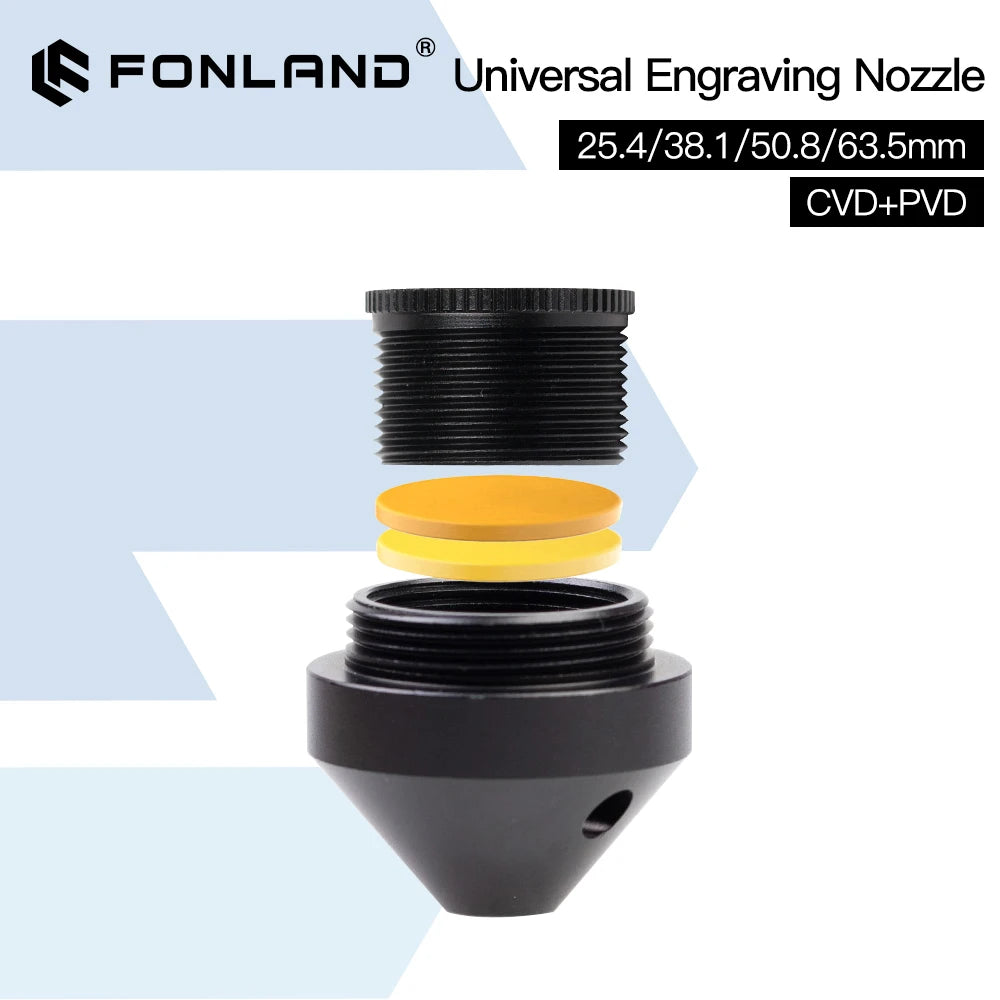 Fonland N04F Air Nozzle Compound Universal Engraving Nozzle D18 D20 for Laser Head At CO2 Laser Cutting Machine Fast Shipping