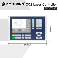 Fonland Original Fiber Laser Controller Ruida RDC6563F Auto-calibration Three Axis Control for 1064nm Fiber Cutting Machine