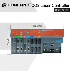 Fonland Original Fiber Laser Controller Ruida RDC6563F Auto-calibration Three Axis Control for 1064nm Fiber Cutting Machine