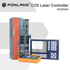 Fonland Original Fiber Laser Controller Ruida RDC6563F Auto-calibration Three Axis Control for 1064nm Fiber Cutting Machine