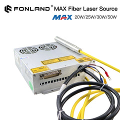 Fonland Original Max Fiber Laser Source 20W 25W 30W 50W 1064nm For Metal Engraving Marking Machine Small Size Big power