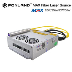 Fonland Original Max Fiber Laser Source 20W 25W 30W 50W 1064nm For Metal Engraving Marking Machine Small Size Big power