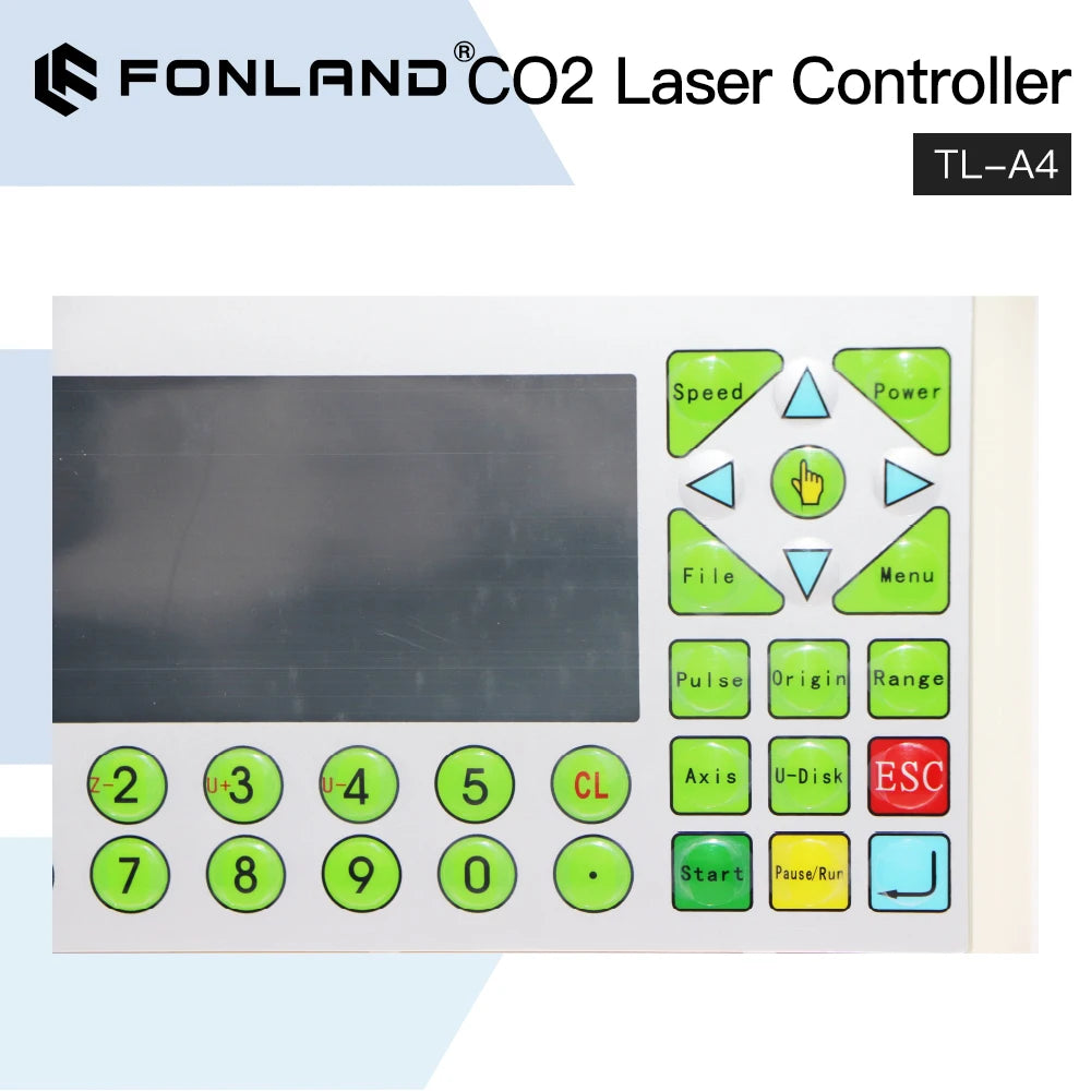 Fonland TL-A4 Laser Controller System Mainboard and Panel for CO2 Laser Engraving and Cutting Machine Fast Shipping