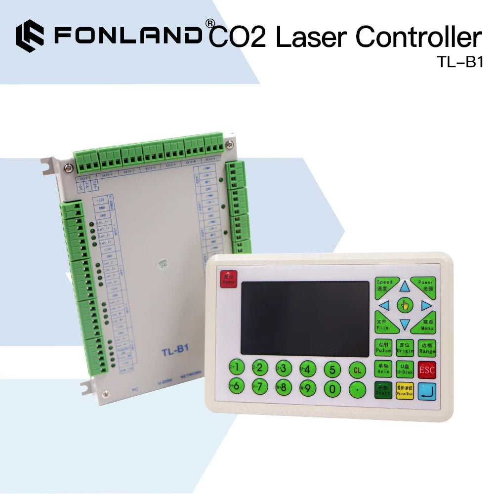 Fonland TL-B1 CO2 Laser Controller System for Double-head Asynchronous Co2 Laser Engraving Cutting Machine