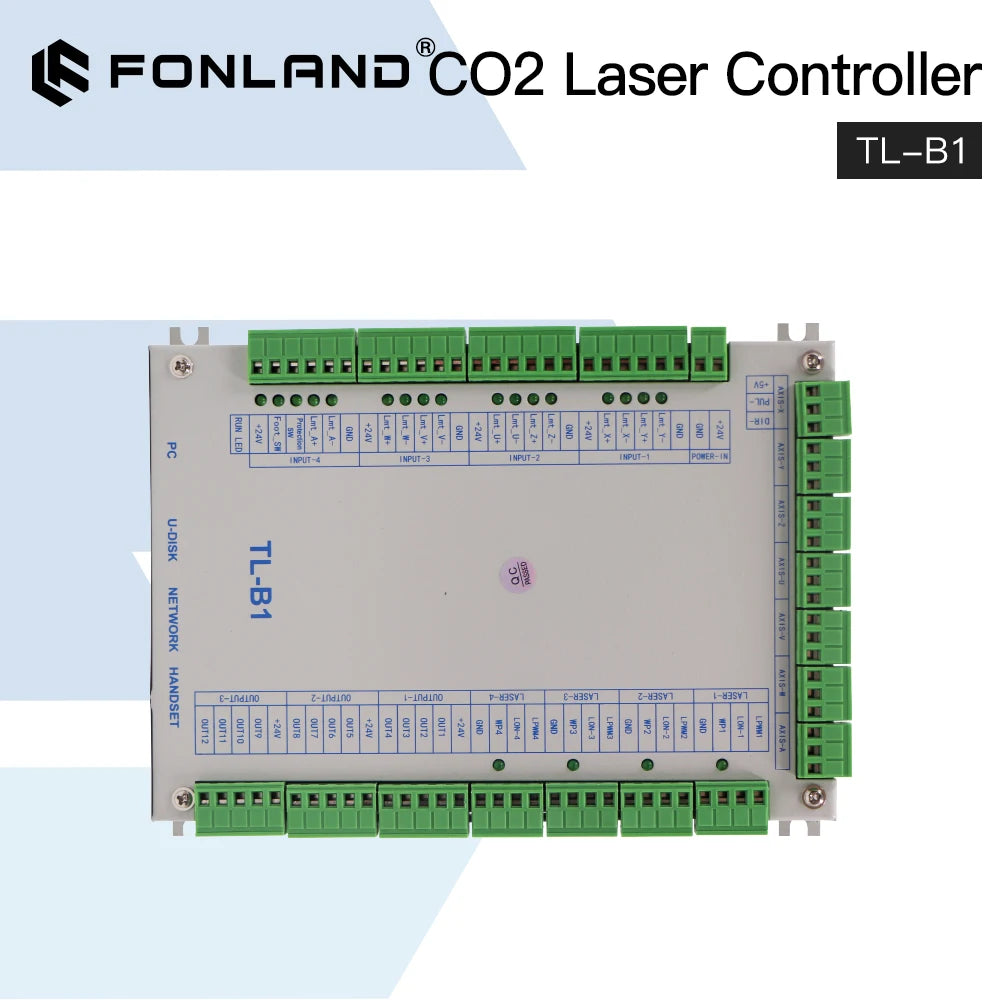 Fonland TL-B1 CO2 Laser Controller System for Double-head Asynchronous Co2 Laser Engraving Cutting Machine