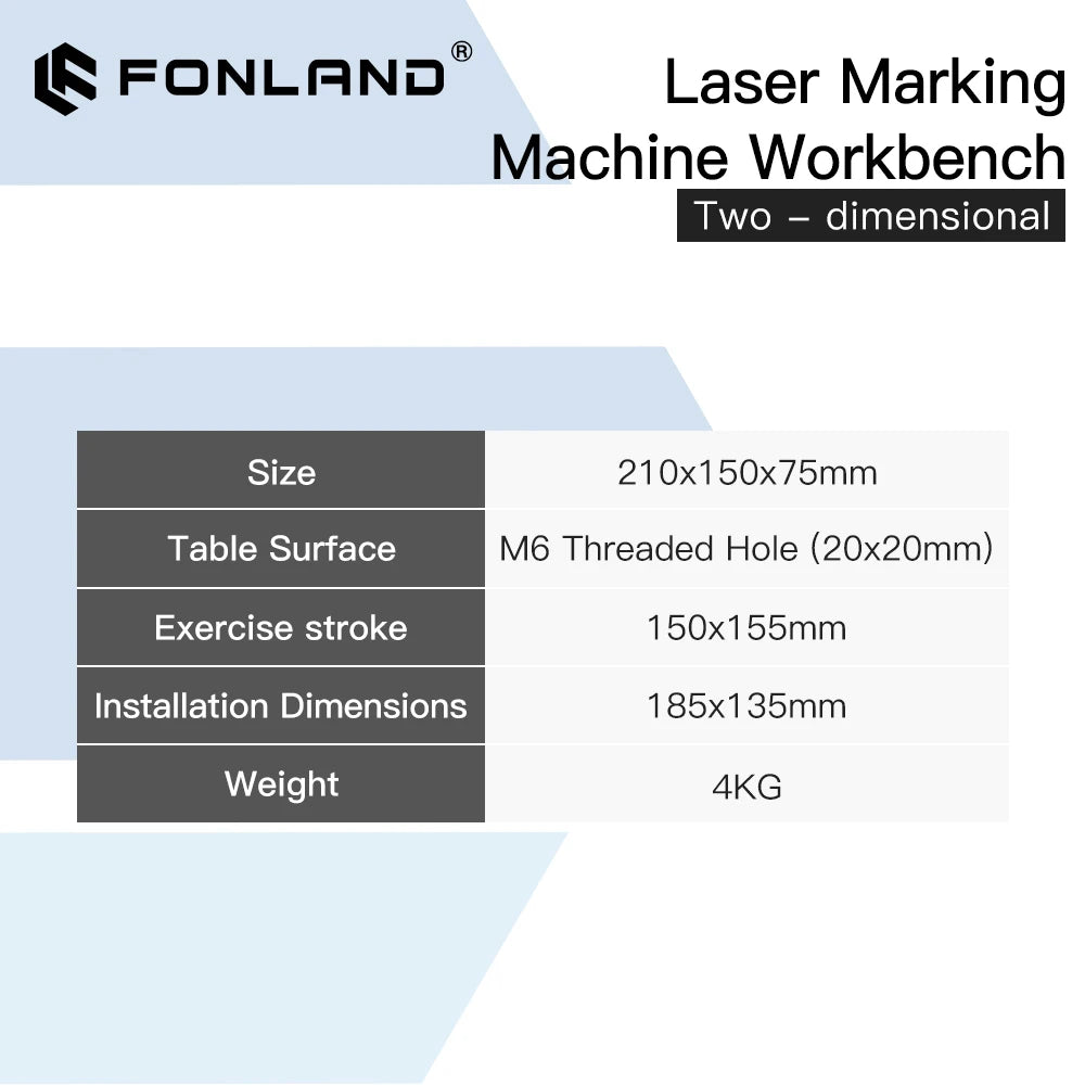 Workbench for Laser Marking Engraving Machine 210X150mm